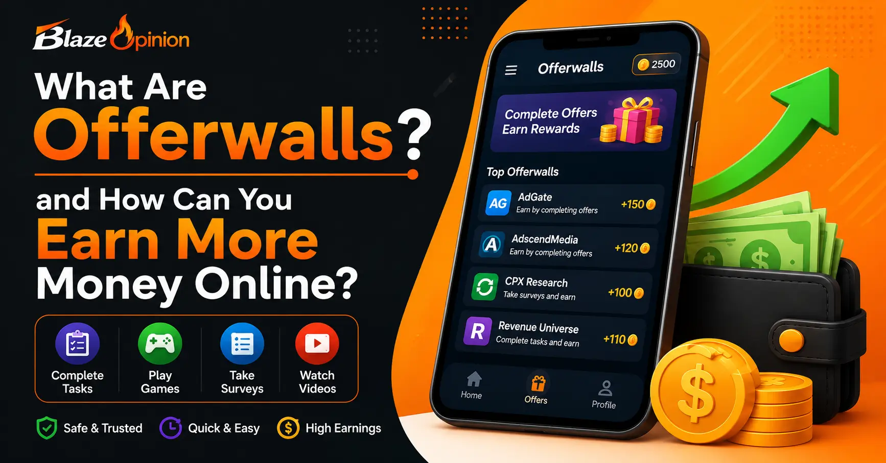 What Are Offerwalls and How Can You Earn More Money Online?